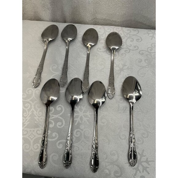 Oneida Venus Stainless Tablespoon Soup Spoon Set Of 9 - Picture 2 of 6